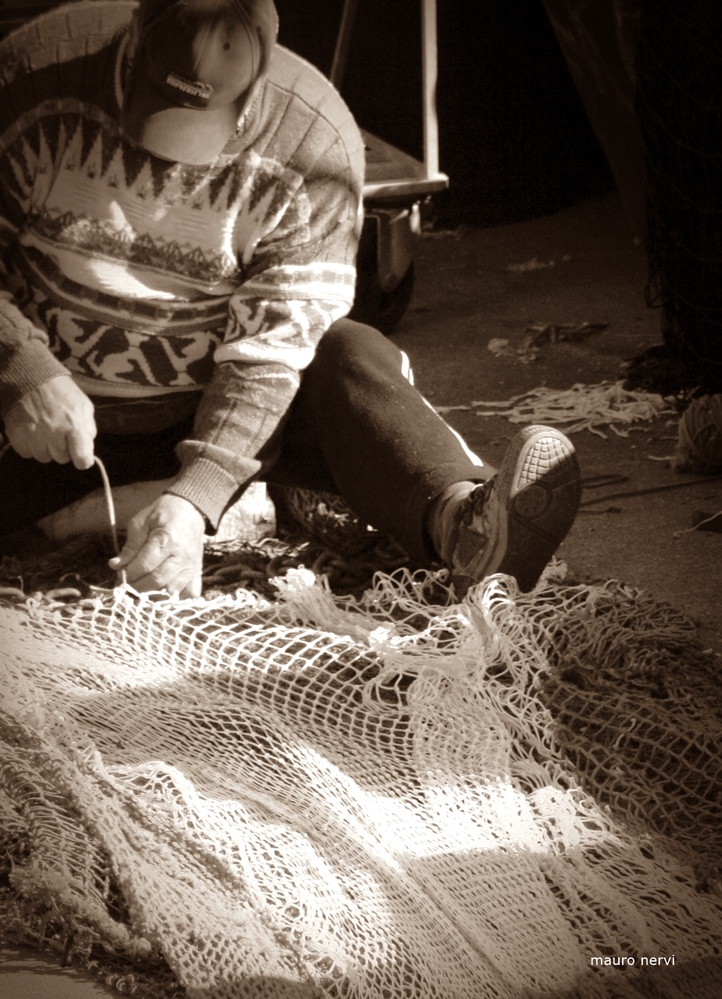 photo "the fisherman and the net" tags: portrait, 