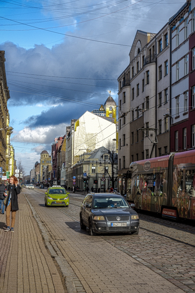 photo "Krišjāņa Barona Street" tags: architecture, 