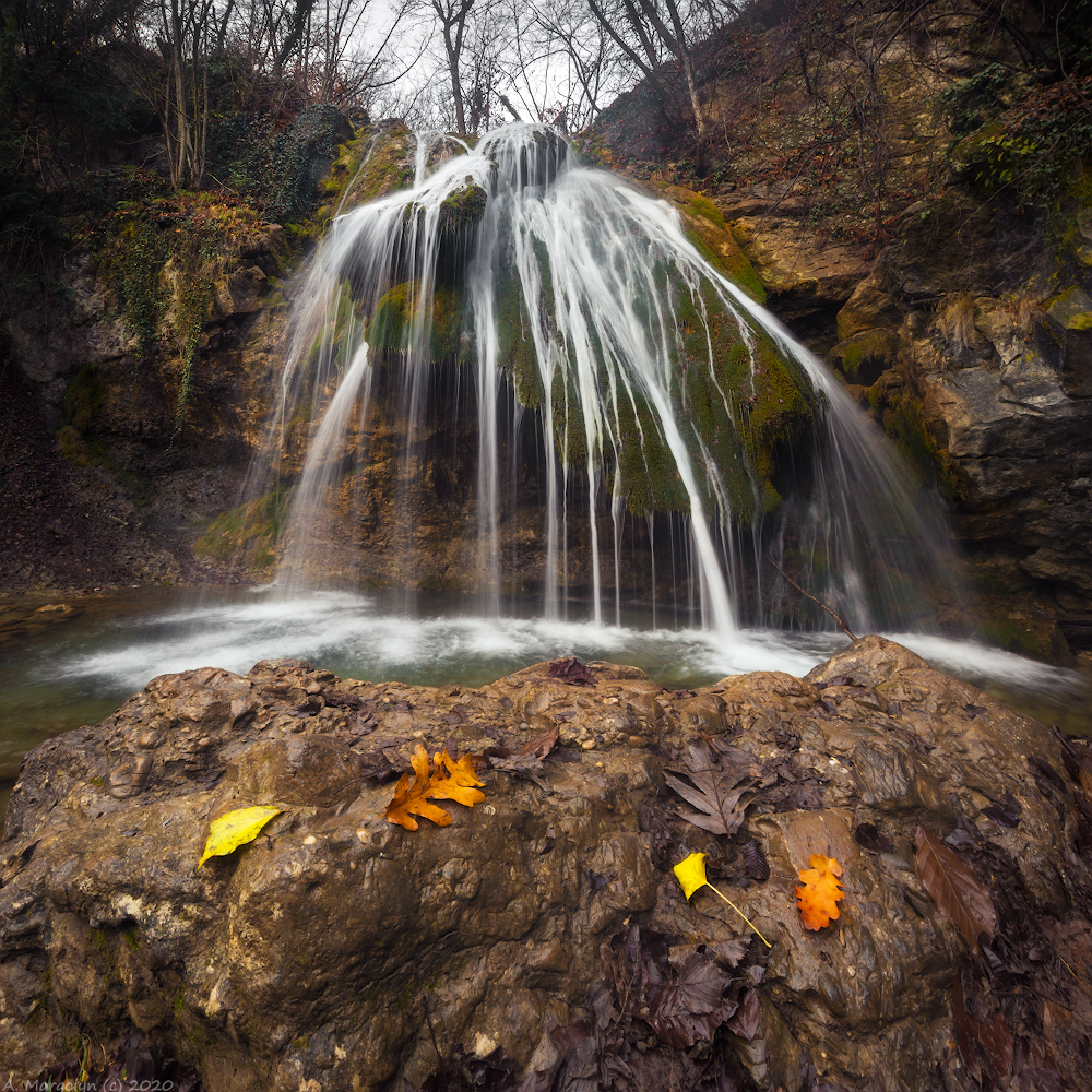 фото "***" метки: пейзаж, путешествия, природа, Крым, водопад, джур-джур, зима