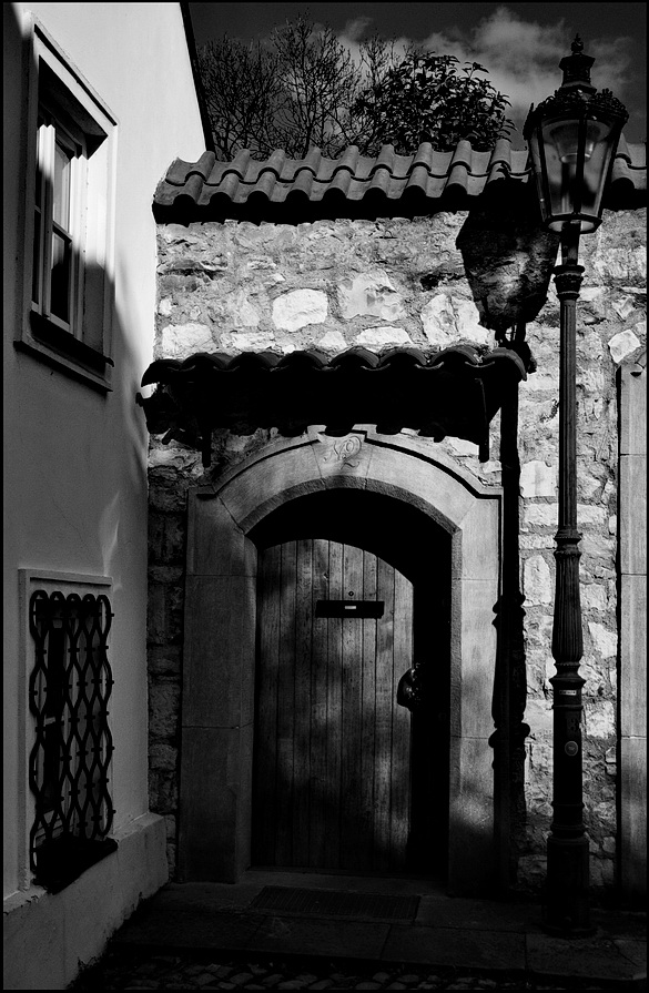 photo "Закоулок" tags: black&white, Prag, Prague, Praha