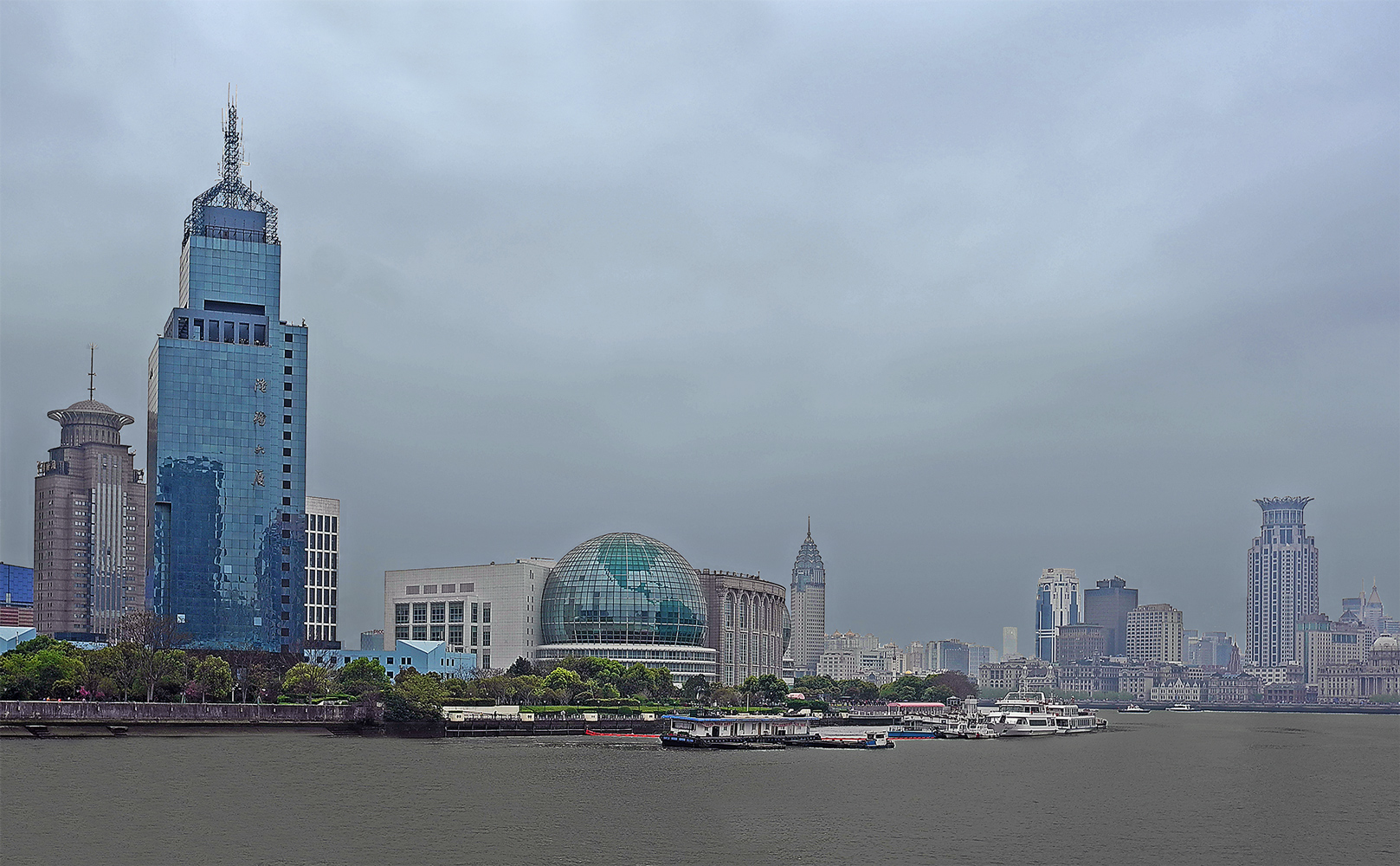 фото "Шанхай - непогода" метки: пейзаж, архитектура, путешествия, Китай, Шанхай