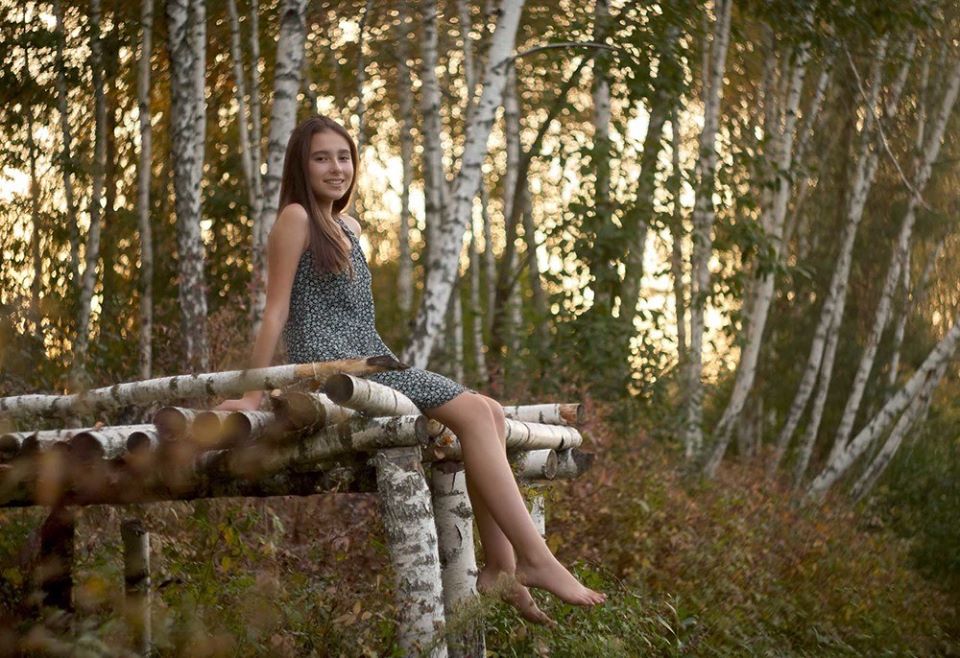 photo "***" tags: portrait, autumn, evening, girl, lake, модель, настроение, солнечно