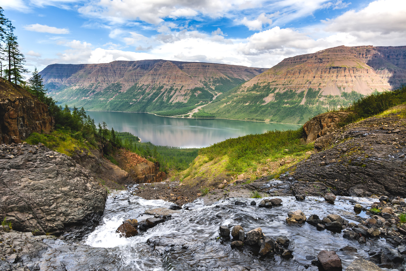 photo "***" tags: landscape, travel, lake, summer, плато Путорана, путешествие