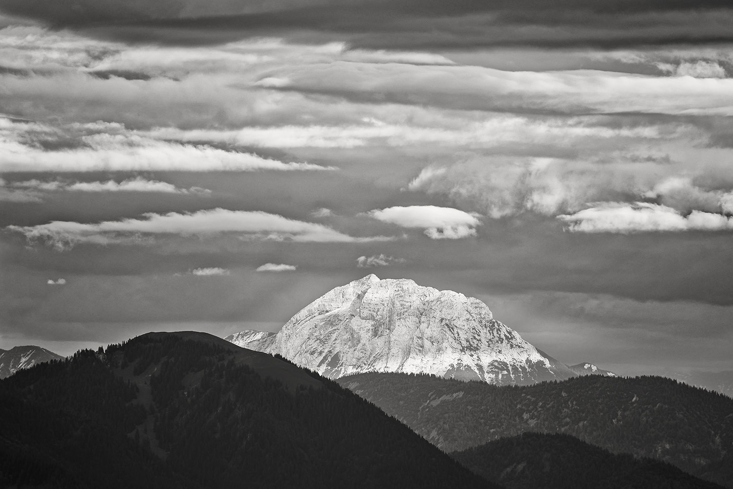 photo "Guffert" tags: landscape, black&white, Europe, mountains