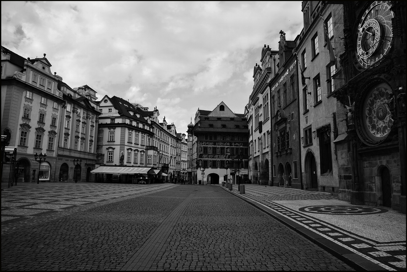 photo "Когда нет туристов-2" tags: black&white, Prag, Prague, Praha