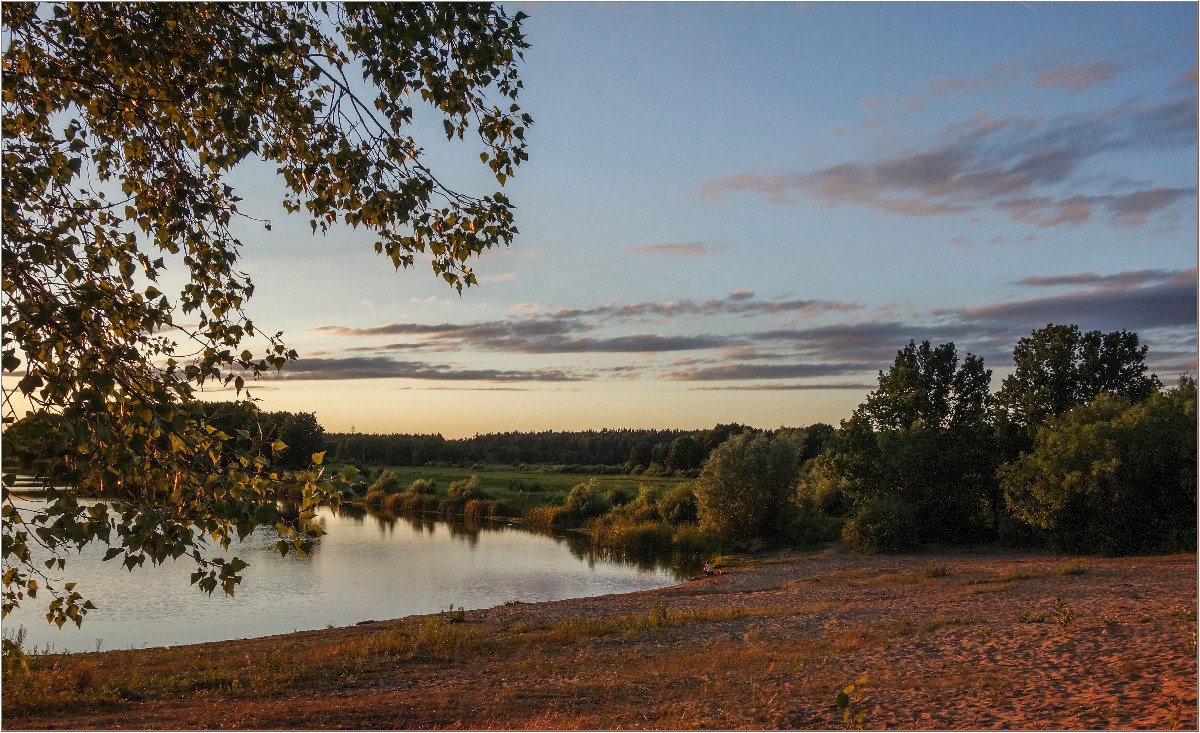 photo "On the Sunset" tags: landscape, nature, lake, summer, sunset, июнь