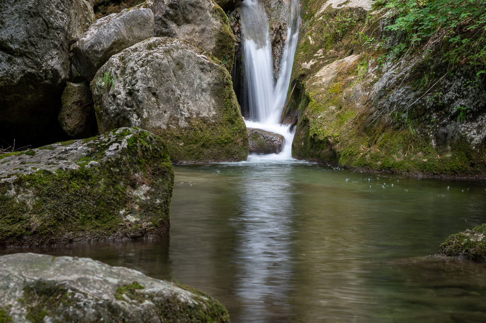 photo "Myra" tags: landscape, travel, Austria, moss, natur, plant, rock, water, waterfall