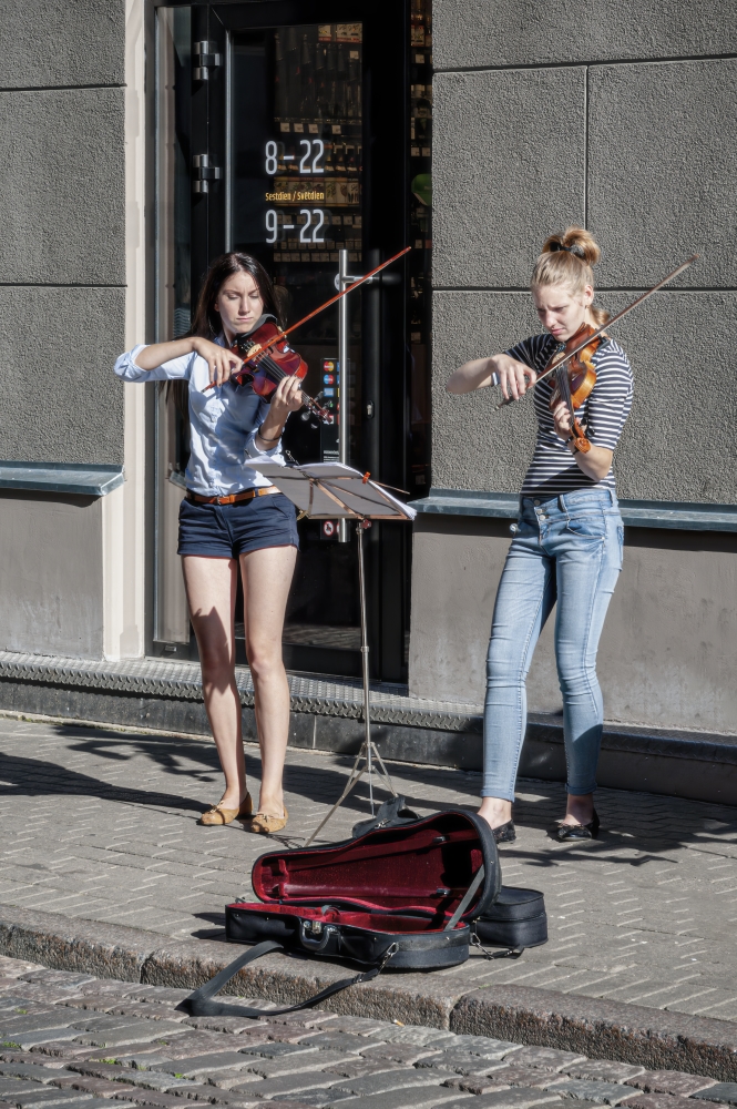 photo "Violin Duo" tags: genre, 