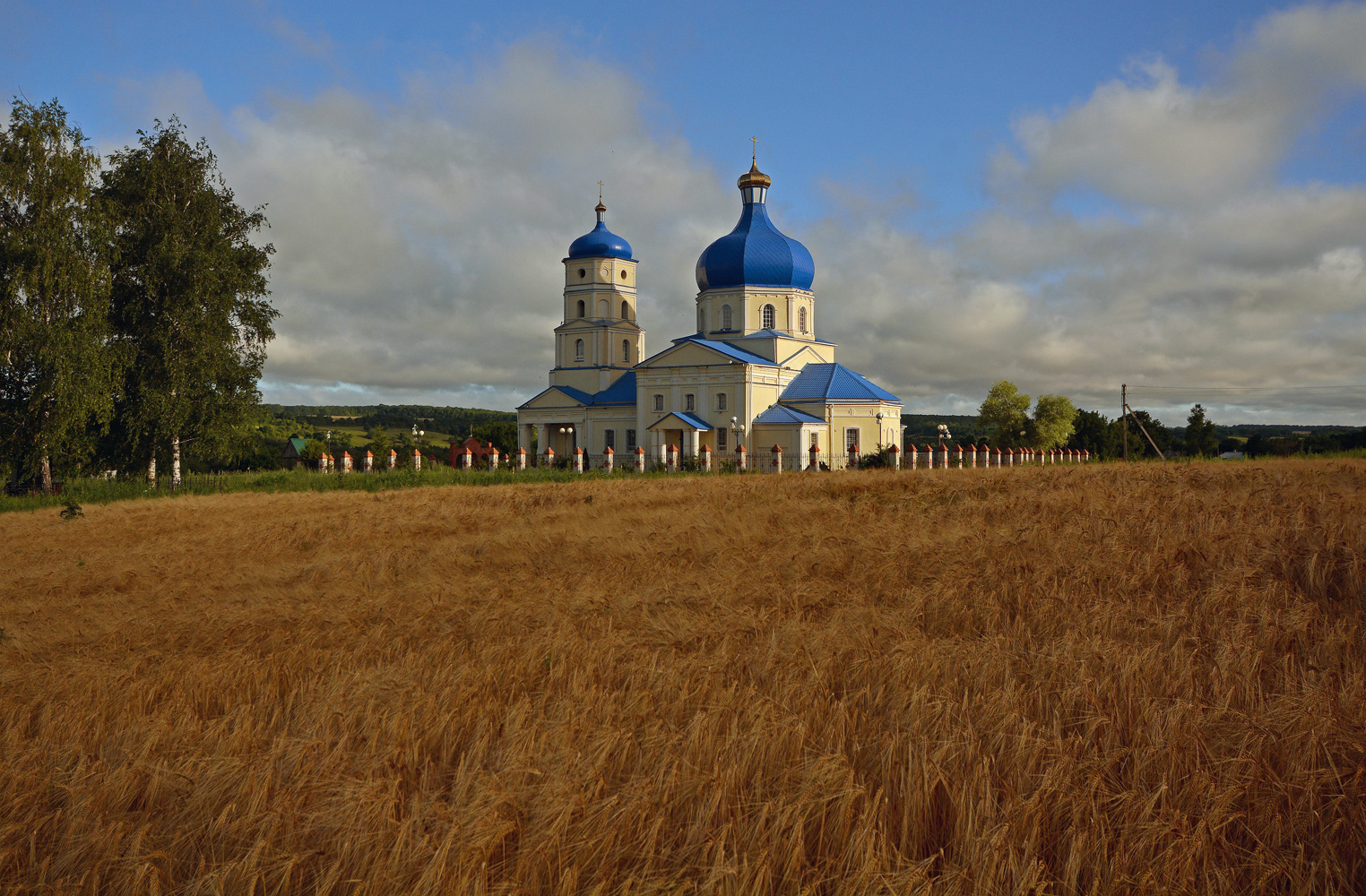 photo "***" tags: landscape, field, summer, temple