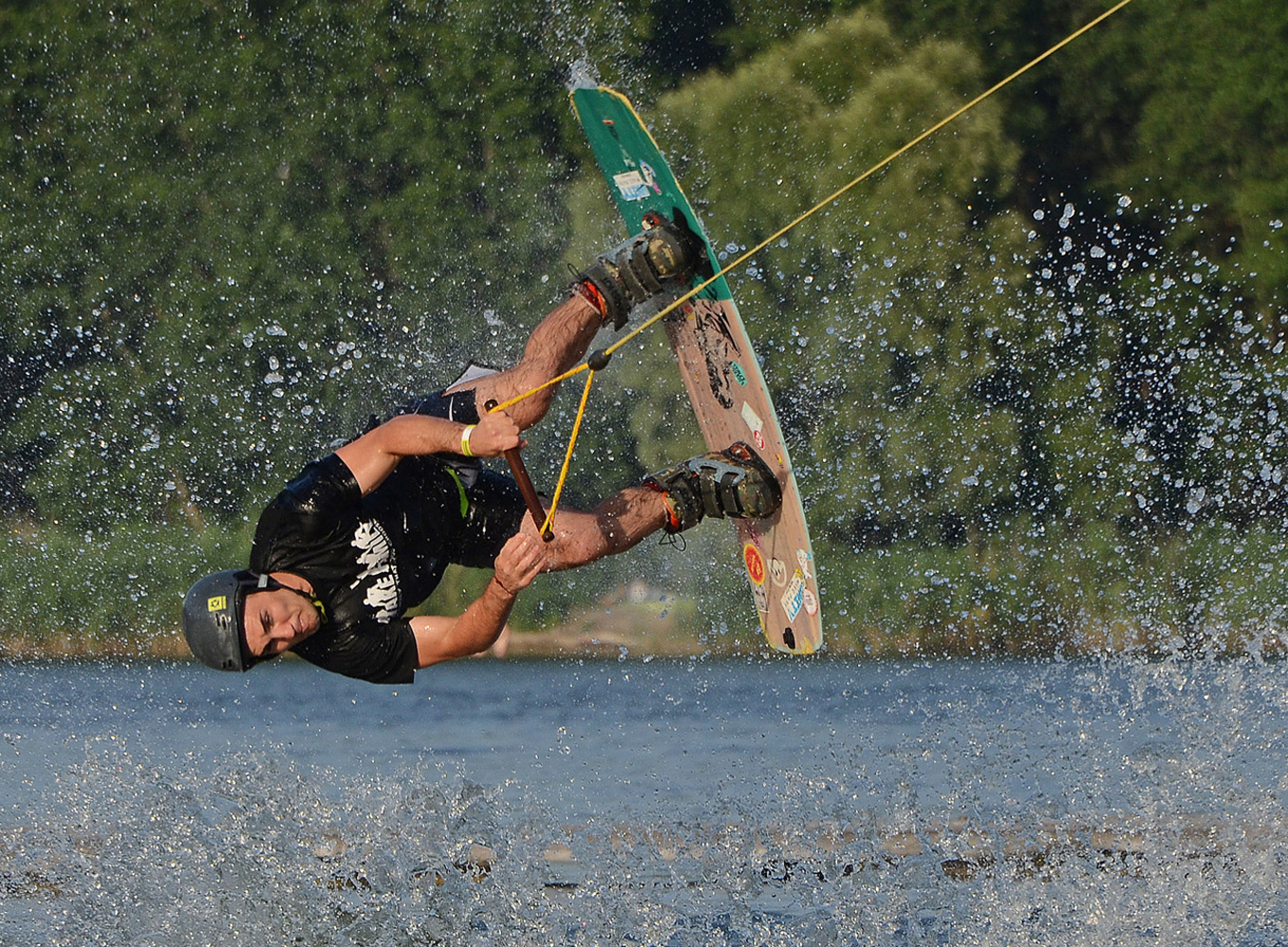 фото "В полёте." метки: спорт, вода, лето, река