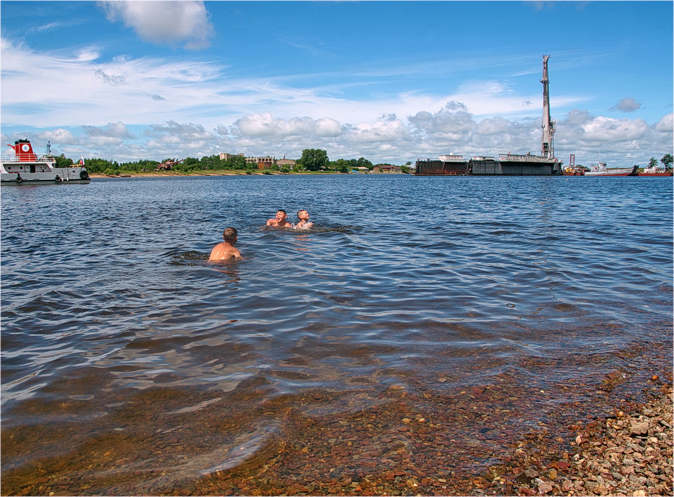 фото "На затоне." метки: пейзаж, город, 