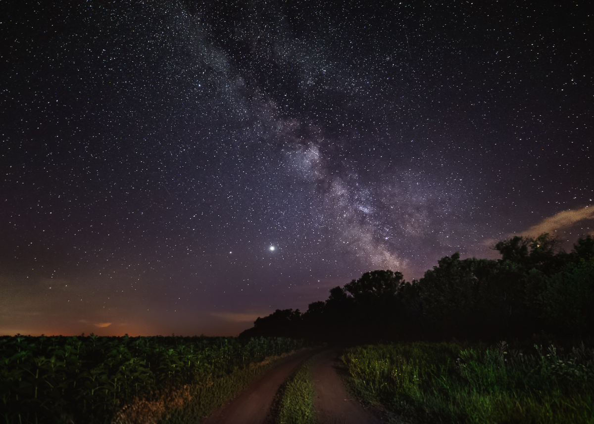 photo "Milky Way 3" tags: landscape, nature, road, звезды, млечный путь