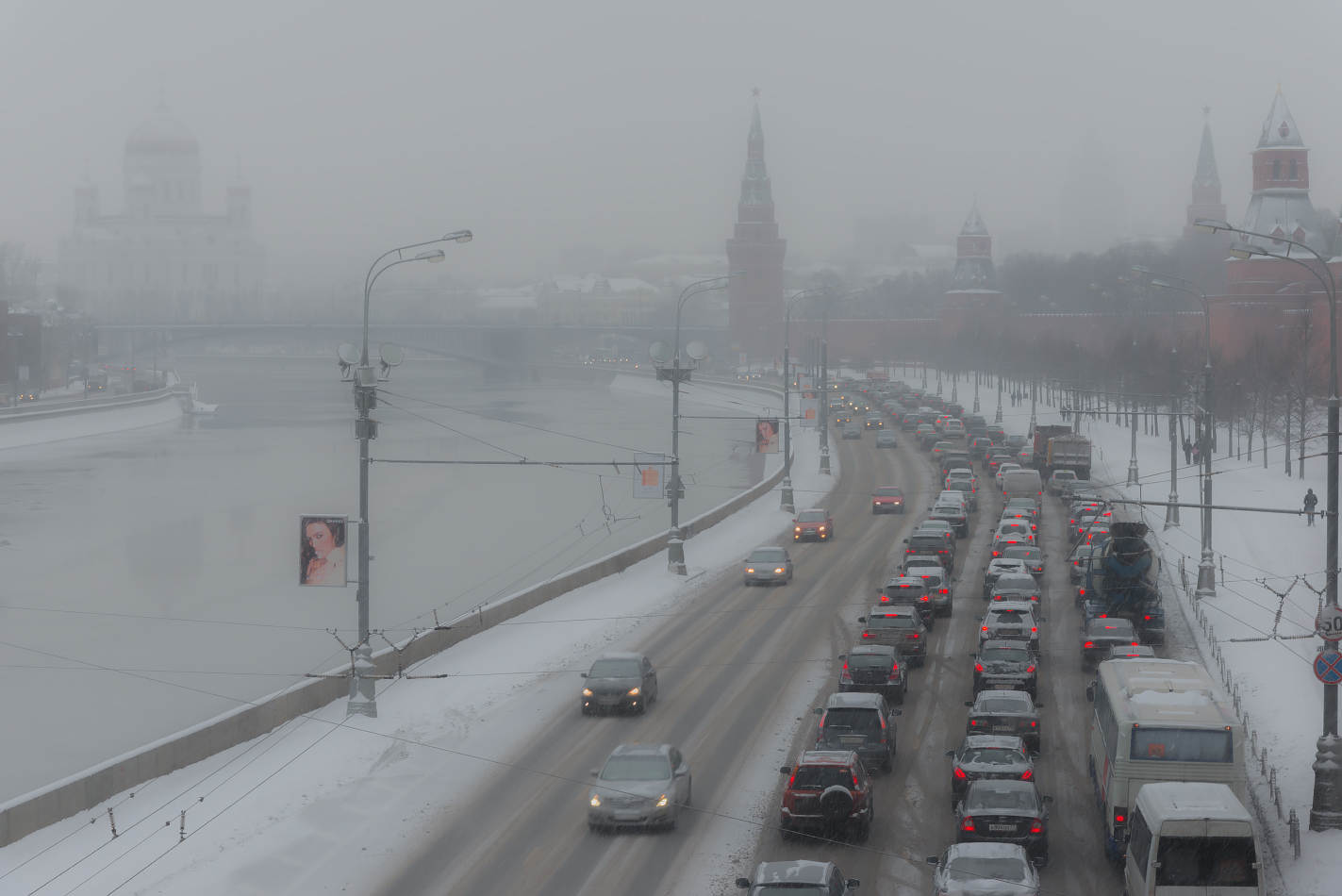 фото "Заснеженная Москва" метки: город, Москва, зима