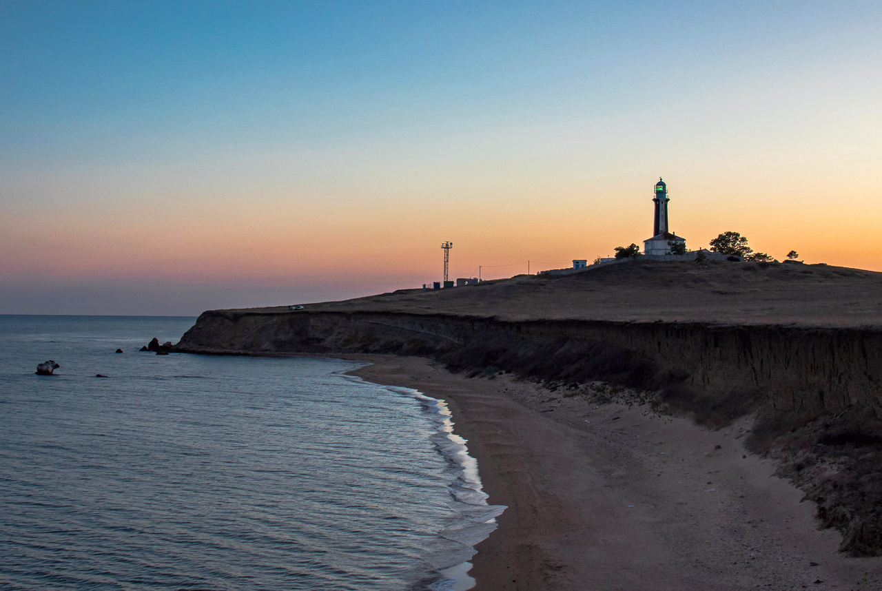 фото "Кыз-Аульский маяк.Крым." метки: пейзаж, путешествия, природа, 