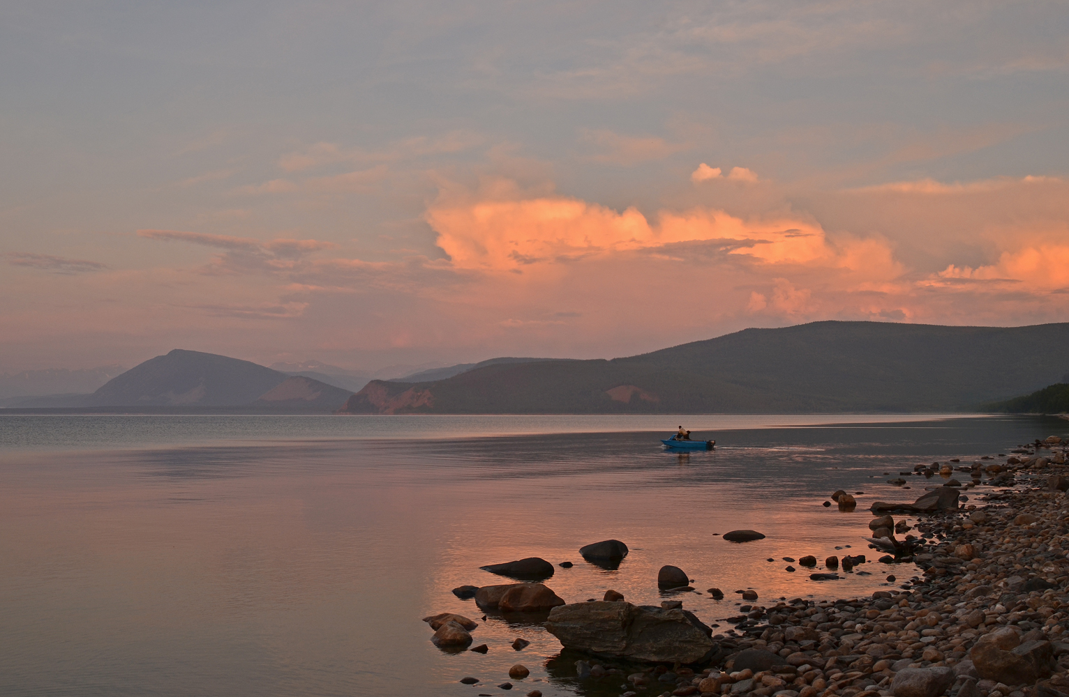 photo "***" tags: landscape, boat, morning, sunrise, Байкал