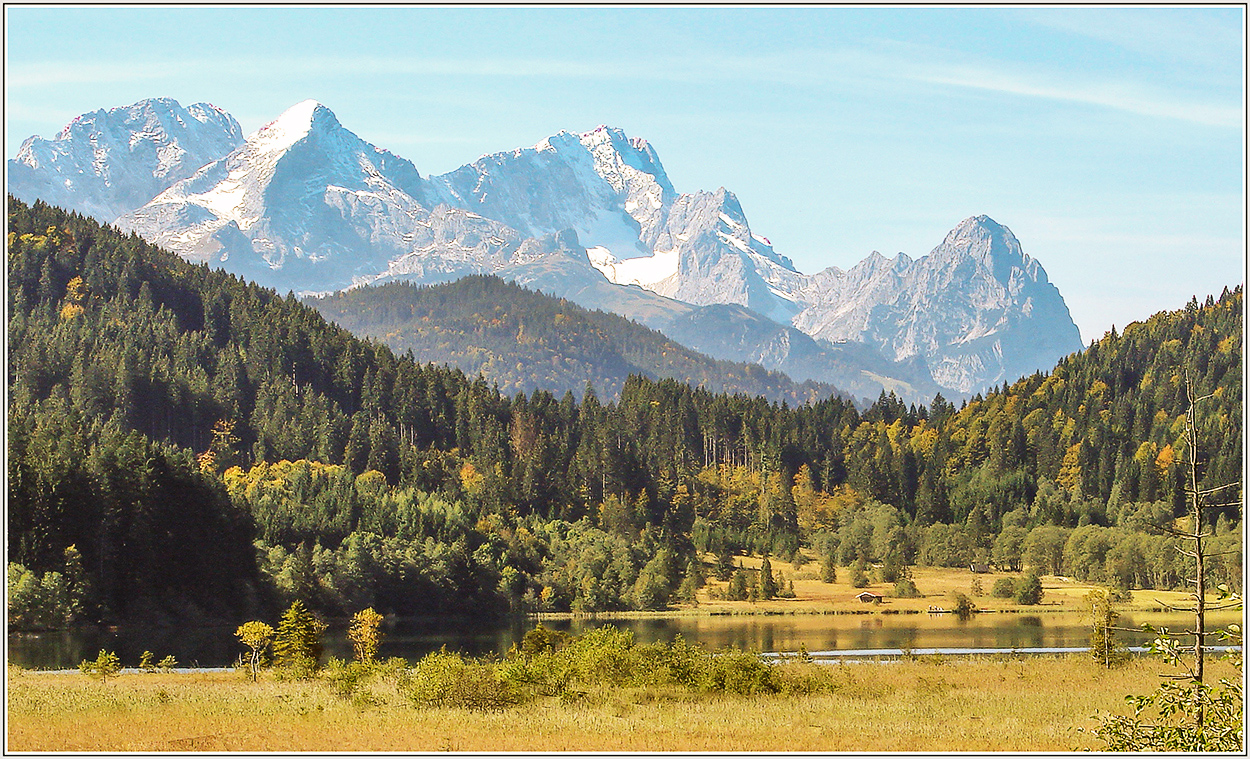 фото "***" метки: пейзаж, путешествия, Баварские Альпы, г. Цугшпитце., германия