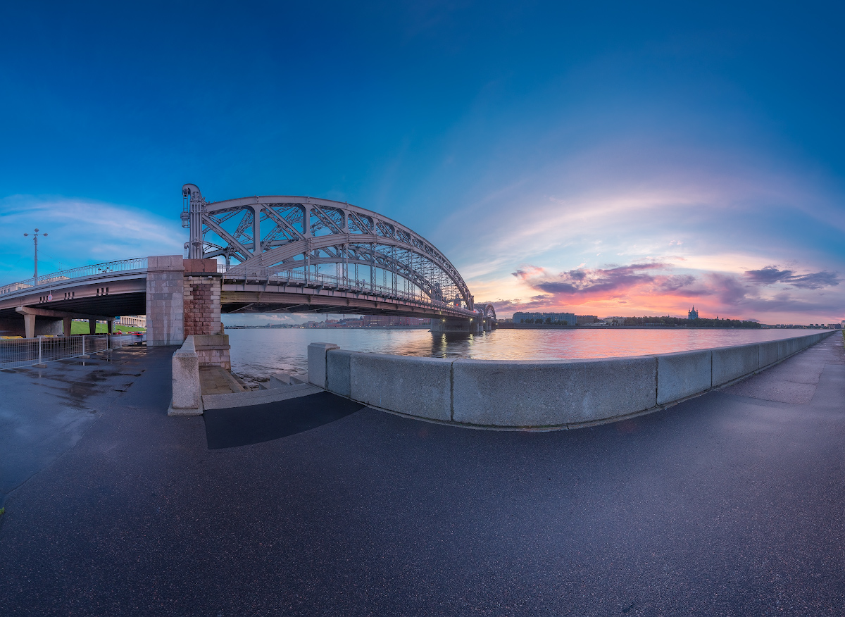 фото "***" метки: город, архитектура, Большеохтинский, Петербург, мост, питер