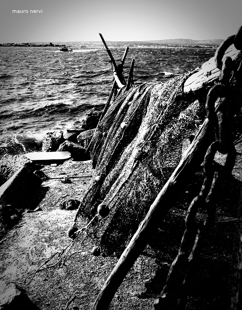 photo "nets" tags: black&white, 