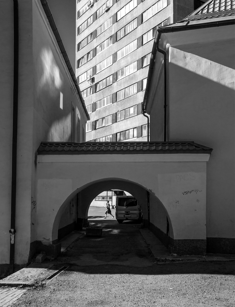 фото "Городской этюд" метки: архитектура, черно-белые, город, 