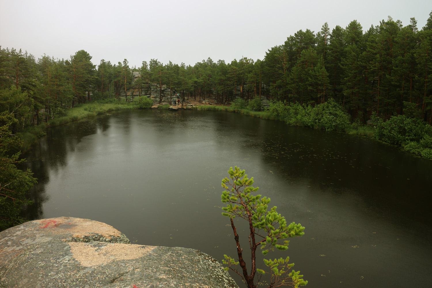 photo ""Damn" lake in the rain" tags: landscape, nature, travel, 