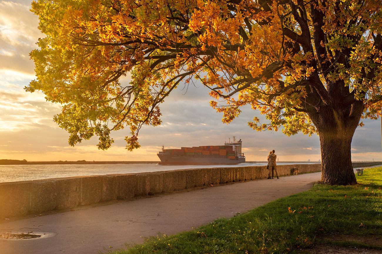фото "На набережной" метки: пейзаж, Балтийск, Балтийское море, Калининградская область, осень
