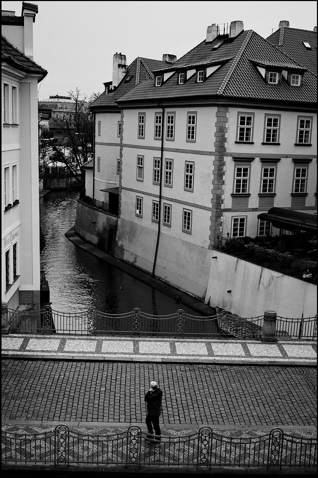 фото "У Чертовки" метки: черно-белые, Prag, Praha, Прага