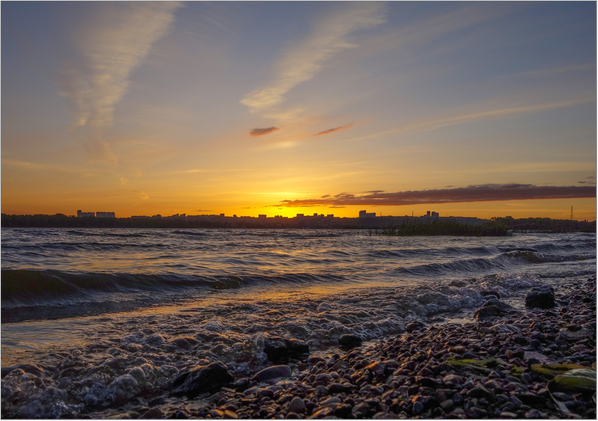 photo "On the Volga river" tags: landscape, river, sunset, волга