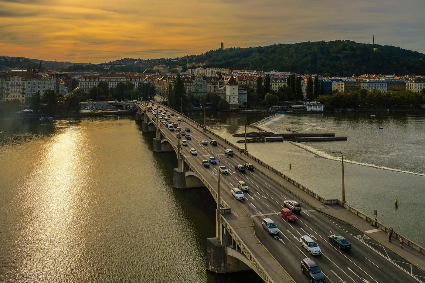 photo "***" tags: city, Prague, sunset, Влтава