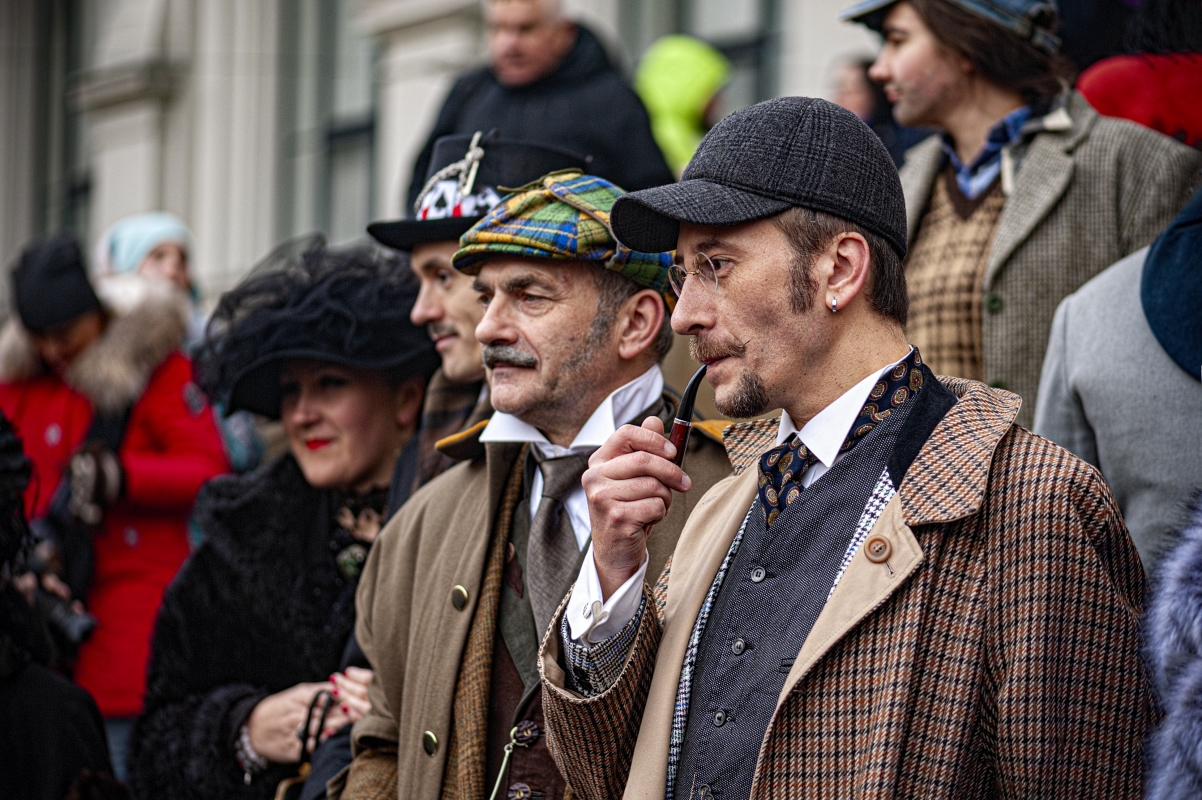 photo "Dr Watson and Sherlock Holmes" tags: genre, 