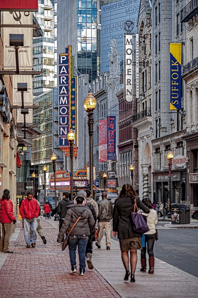 photo "Boston, Theater District" tags: architecture, 