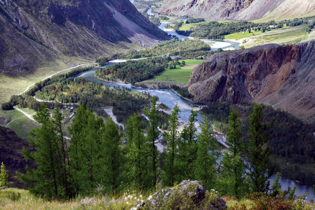 photo "***" tags: landscape, travel, clouds, mountains, river, water