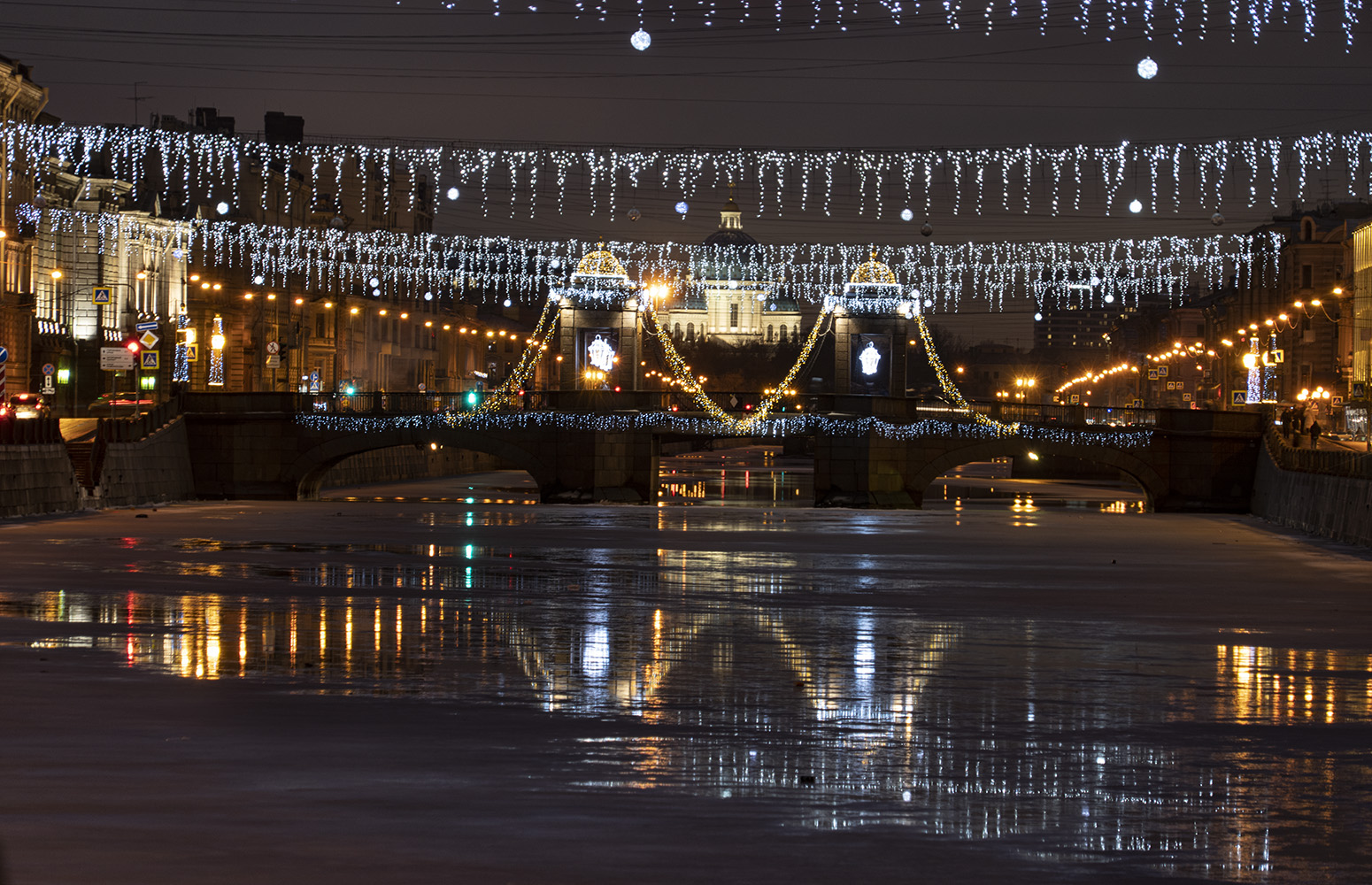 фото "Фонтанка. Лермонтовский мост." метки: город, 