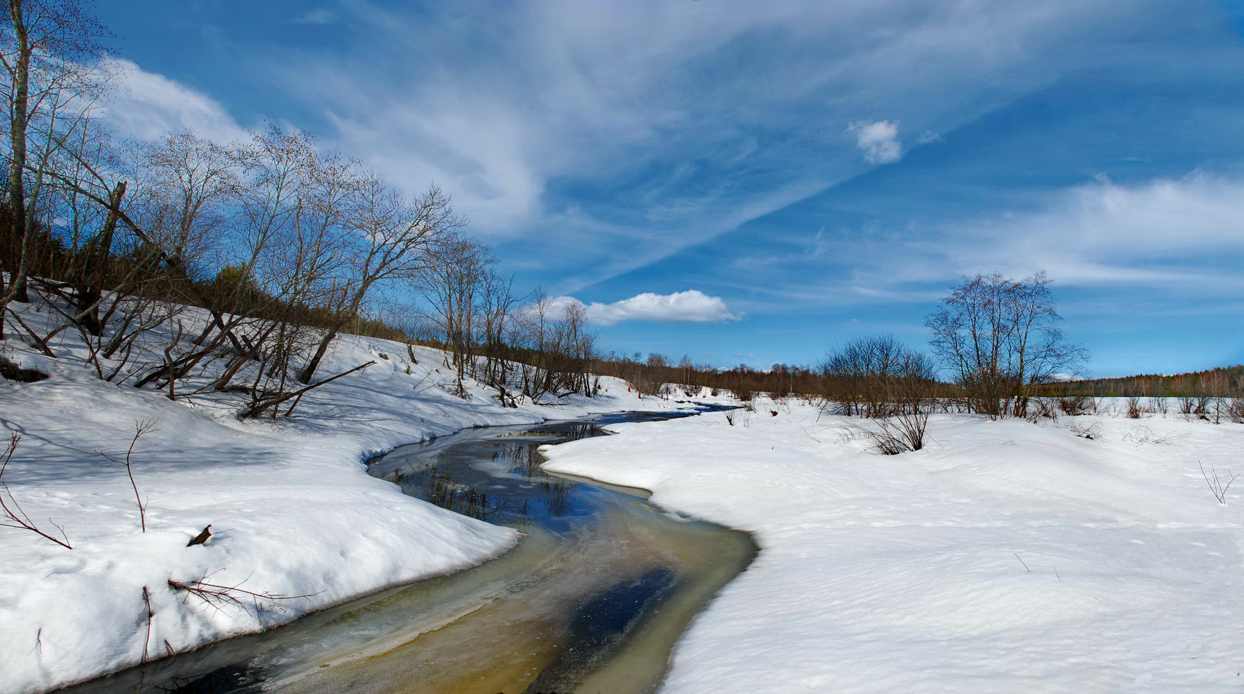 photo "***" tags: nature, landscape, snow, spring, water, лед