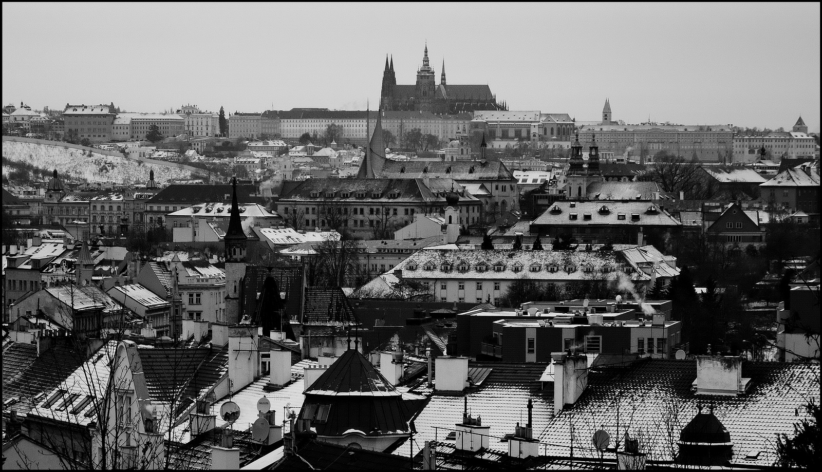 photo "Зимняя Прага" tags: black&white, Prag, Prague, Praha