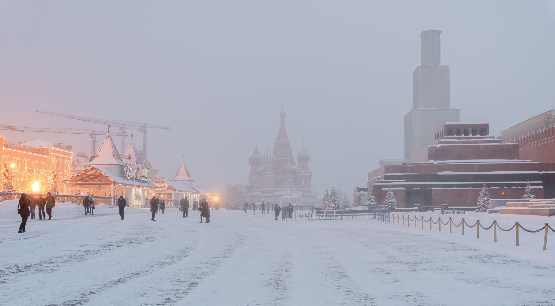 фото "Москва. Красная площадь в 2014 году" метки: город, Москва, зима