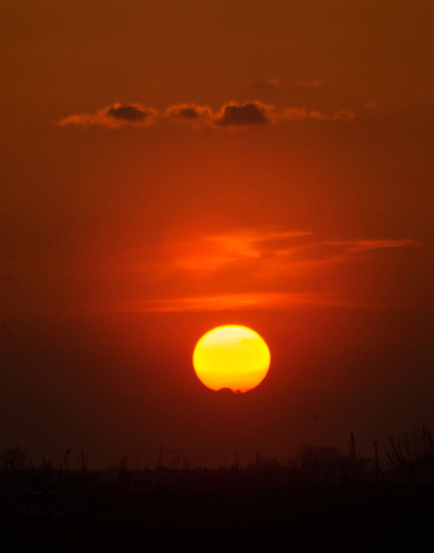 фото "Spring Sunset" метки: пейзаж, весна, вечер, даль, закат, небо, облака