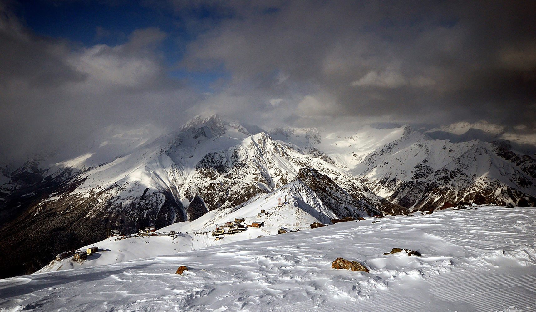 photo "***" tags: landscape, mountains, snow, winter, Кавказ