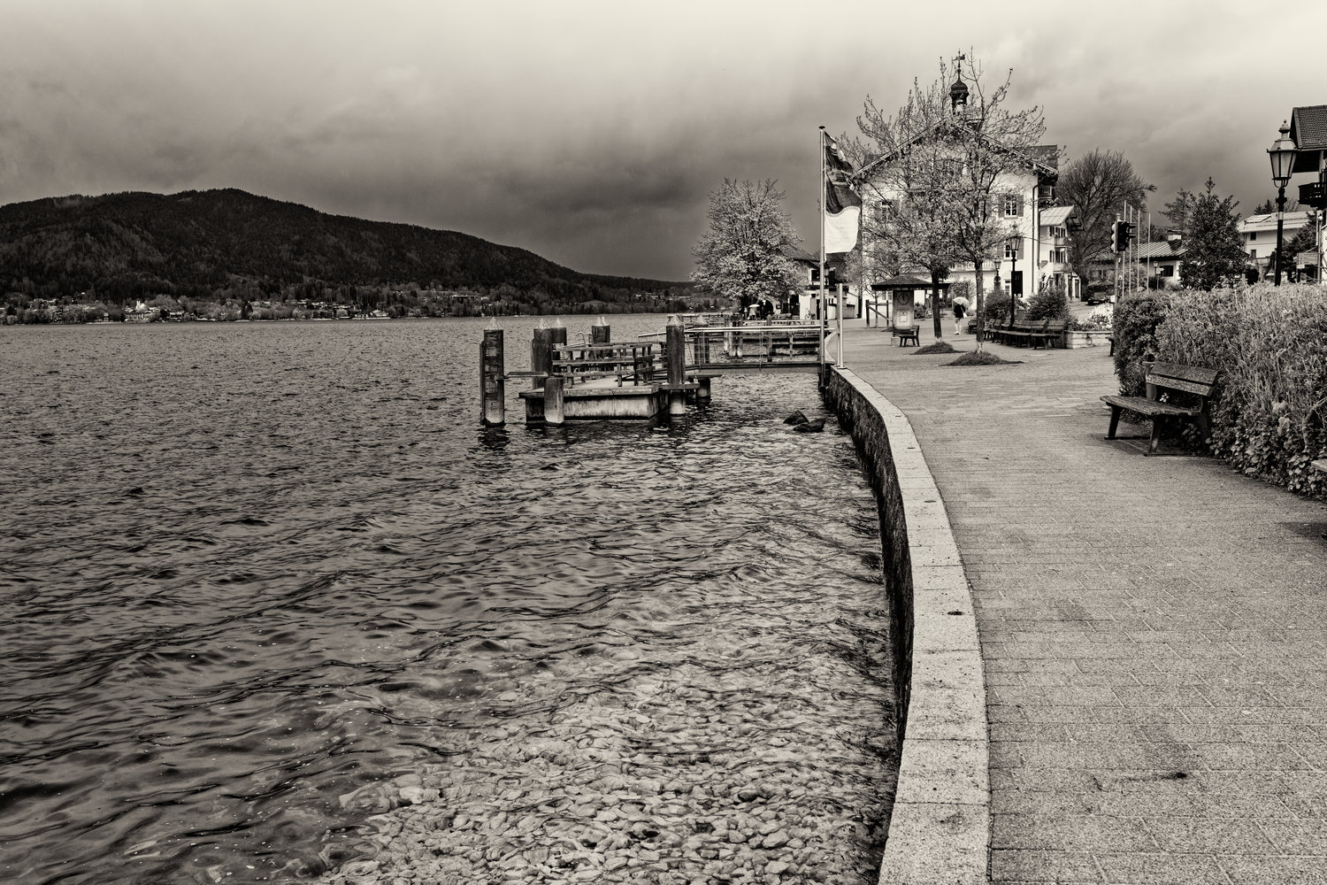 фото "municipality "Tegernsee"" метки: пейзаж, черно-белые, Europe