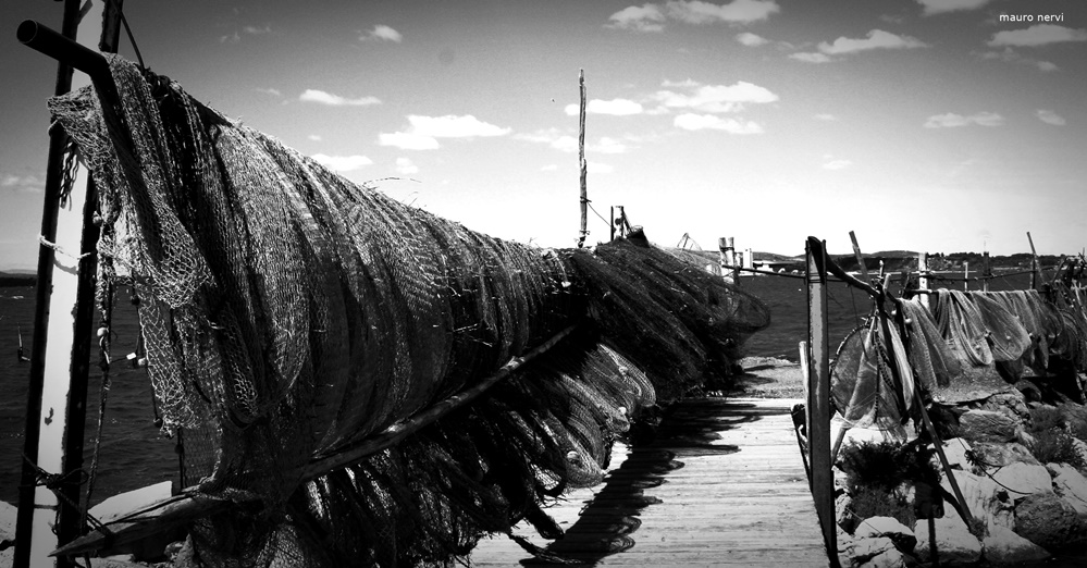 photo "nets" tags: black&white, 