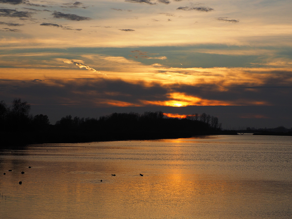 photo "Sunset at the lake" tags: landscape, nature, 