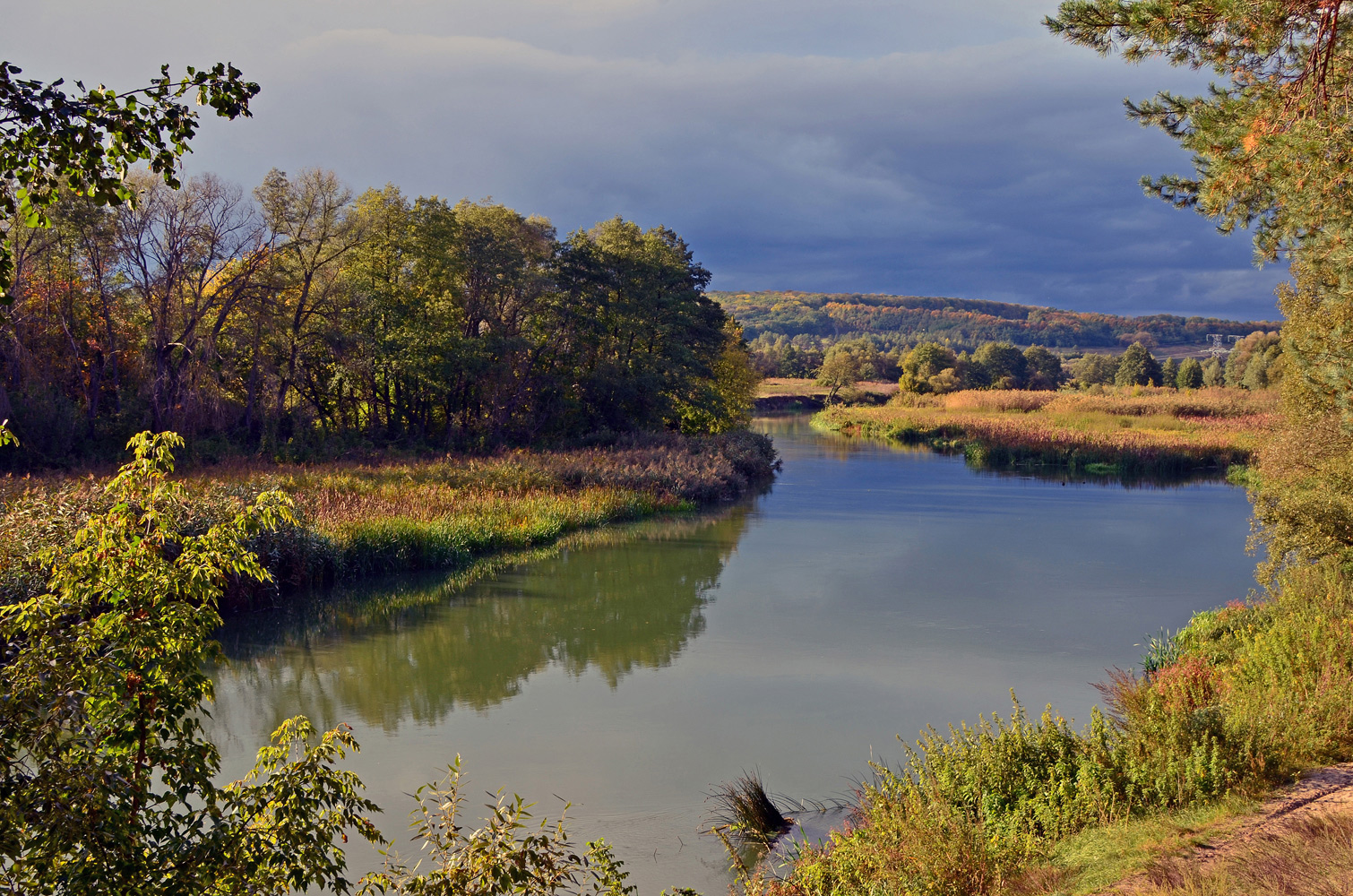 photo "***" tags: landscape, autumn, river, september, Нежеголь