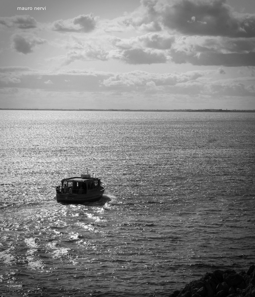 photo "on the sea" tags: black&white, 
