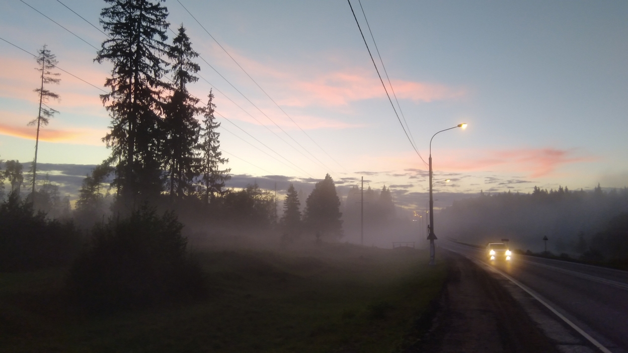 фото "Вечер у дороги (3)" метки: пейзаж, 