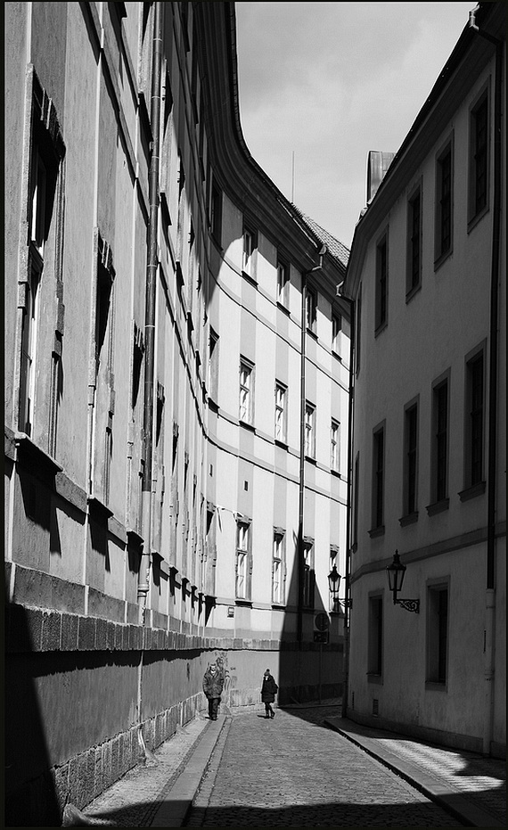 photo "Улица-2" tags: black&white, Prag, Prague, Praha