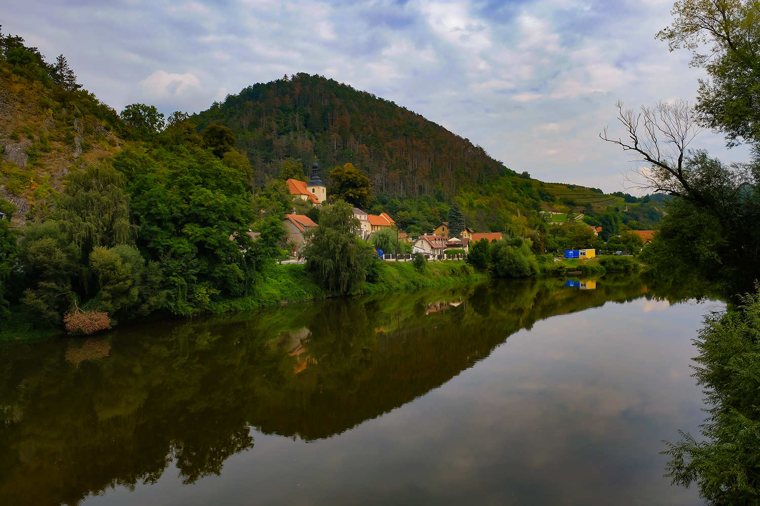 фото "Река Бероунка" метки: пейзаж, Карлштейн, Среднечешский край