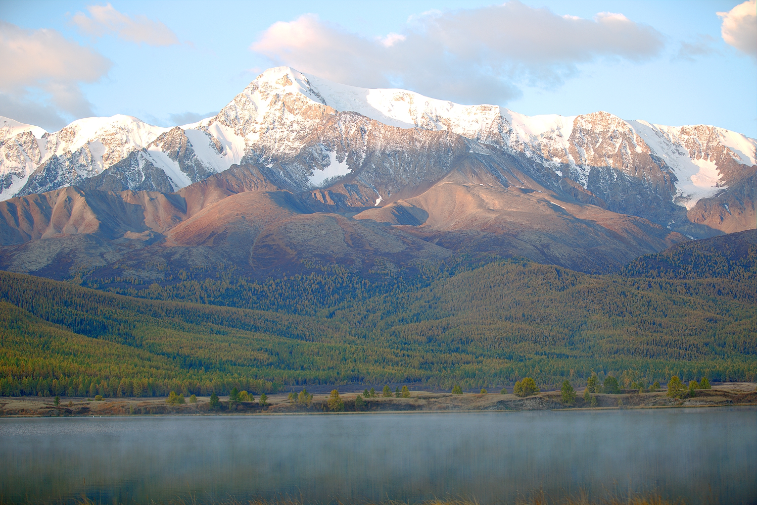 photo "Kurai Steppe" tags: landscape, lake, Горный Алтай, хребты горные