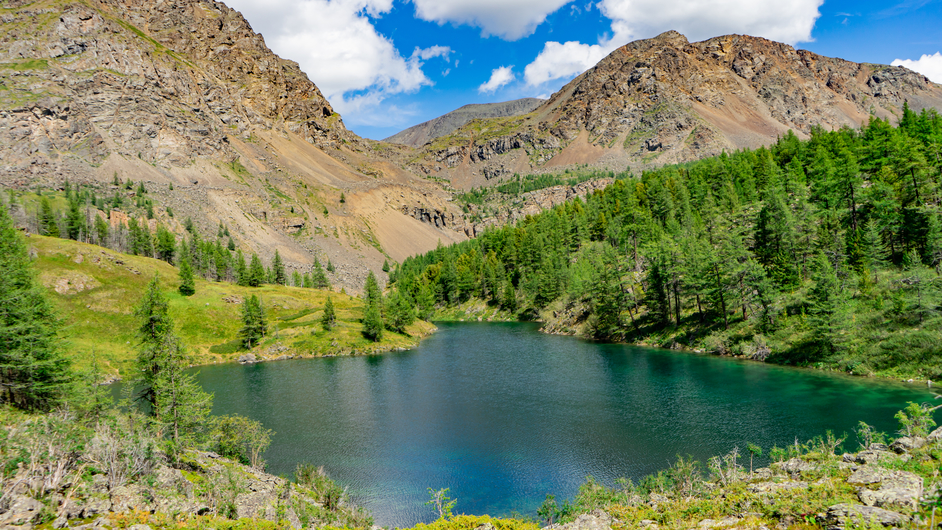 photo "***" tags: landscape, mountains, Алтай, горное озеро