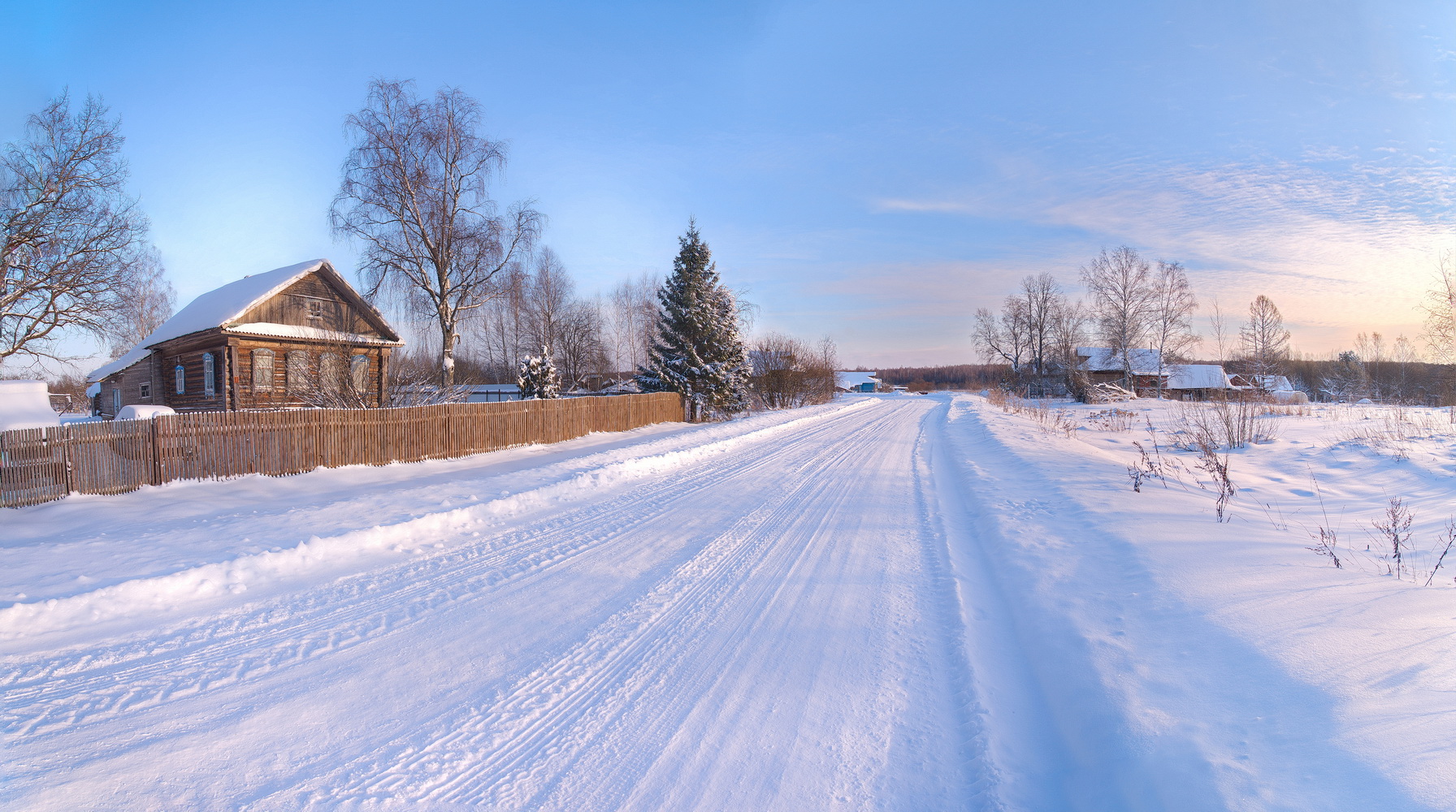 photo "***" tags: landscape, nature, snow, winter, деревня