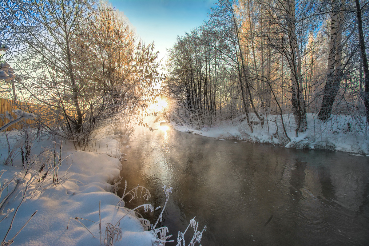 фото "Зимнее утро" метки: пейзаж, 