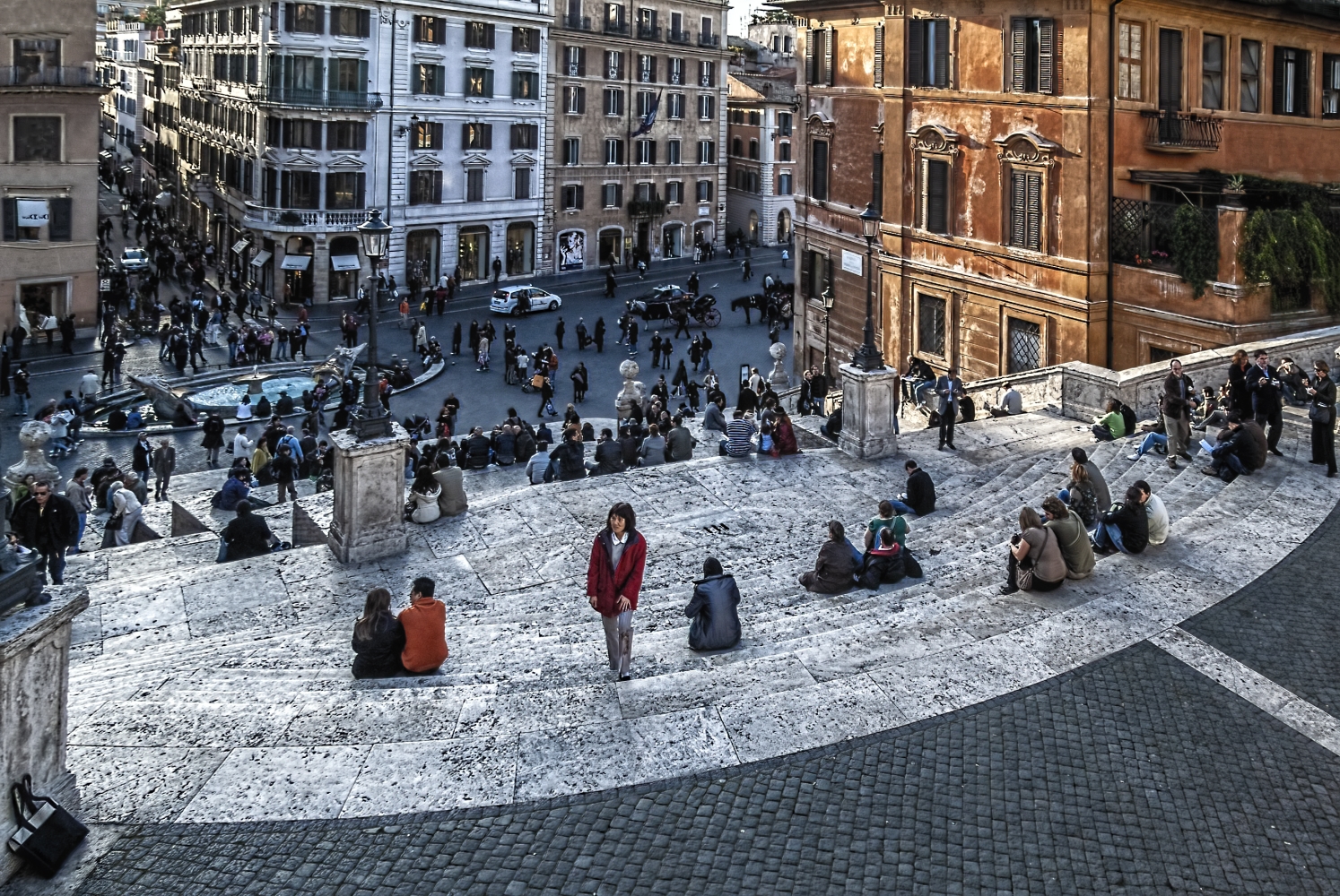 фото "Площадь Испании, Рим" метки: город, 